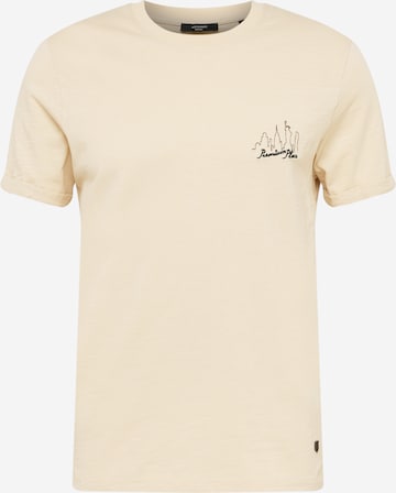 JACK & JONES Shirt 'TROPIC' in Beige: front