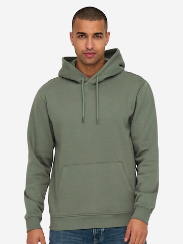 Sweat-shirt 'Connor' Only & Sons en vert