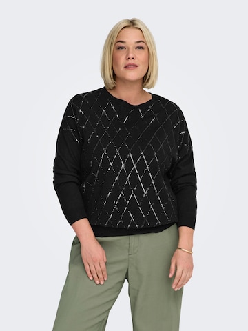 Pullover 'CARHALIFAX' di ONLY Carmakoma in nero: frontale