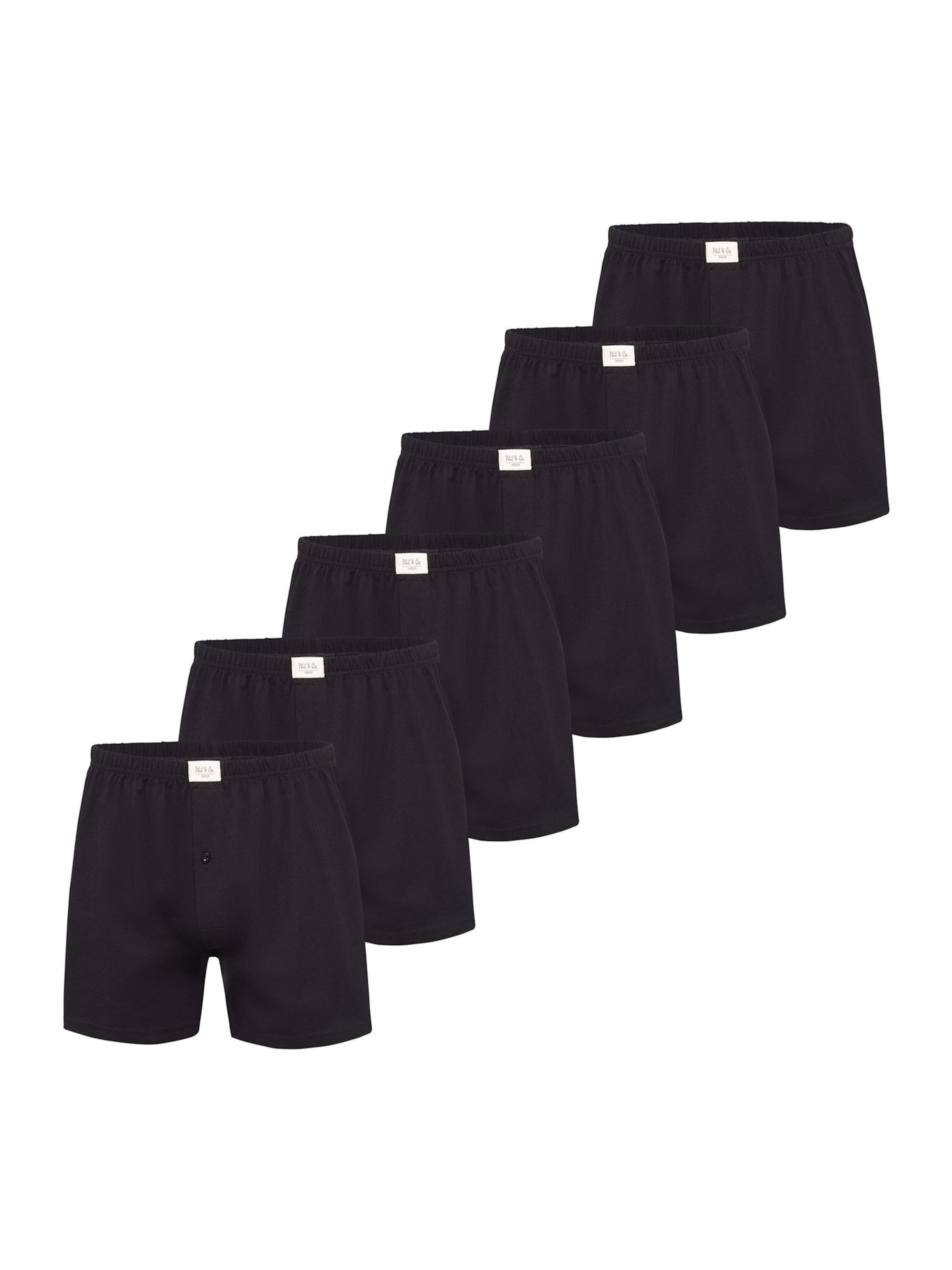 Phil & Co. Berlin Boxershorts in Schwarz: Vorderseite