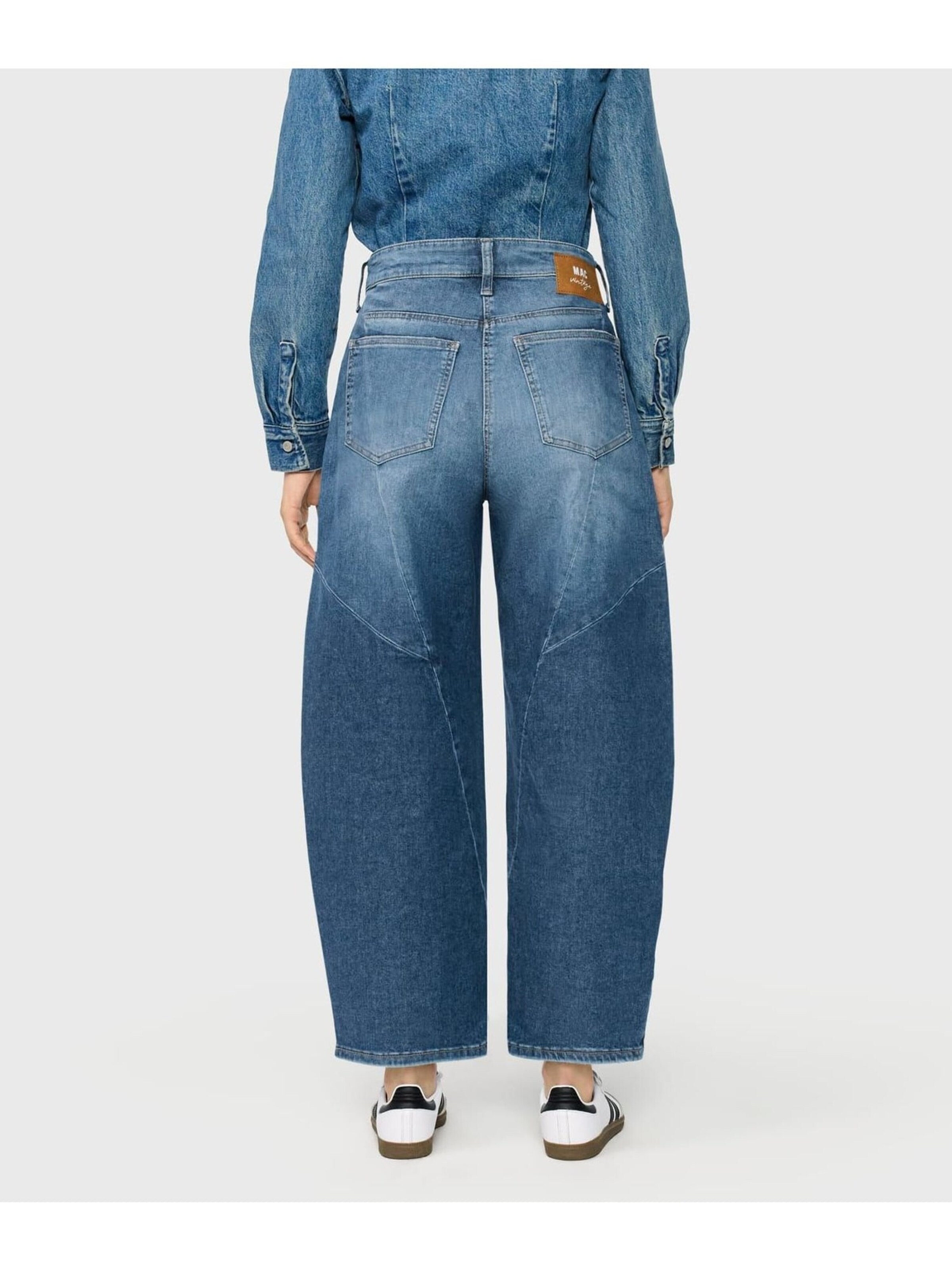 MAC Baggy Jeans in Blauw