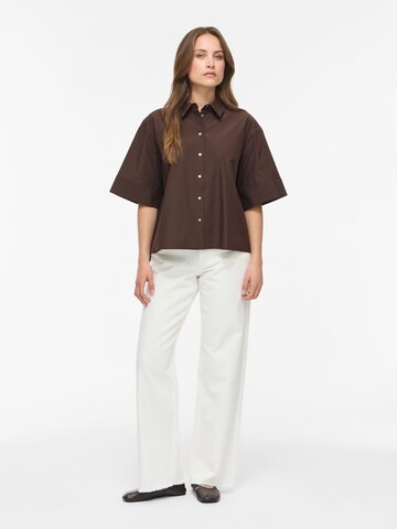 VILA - Blusa 'VIBelfie' en marrón