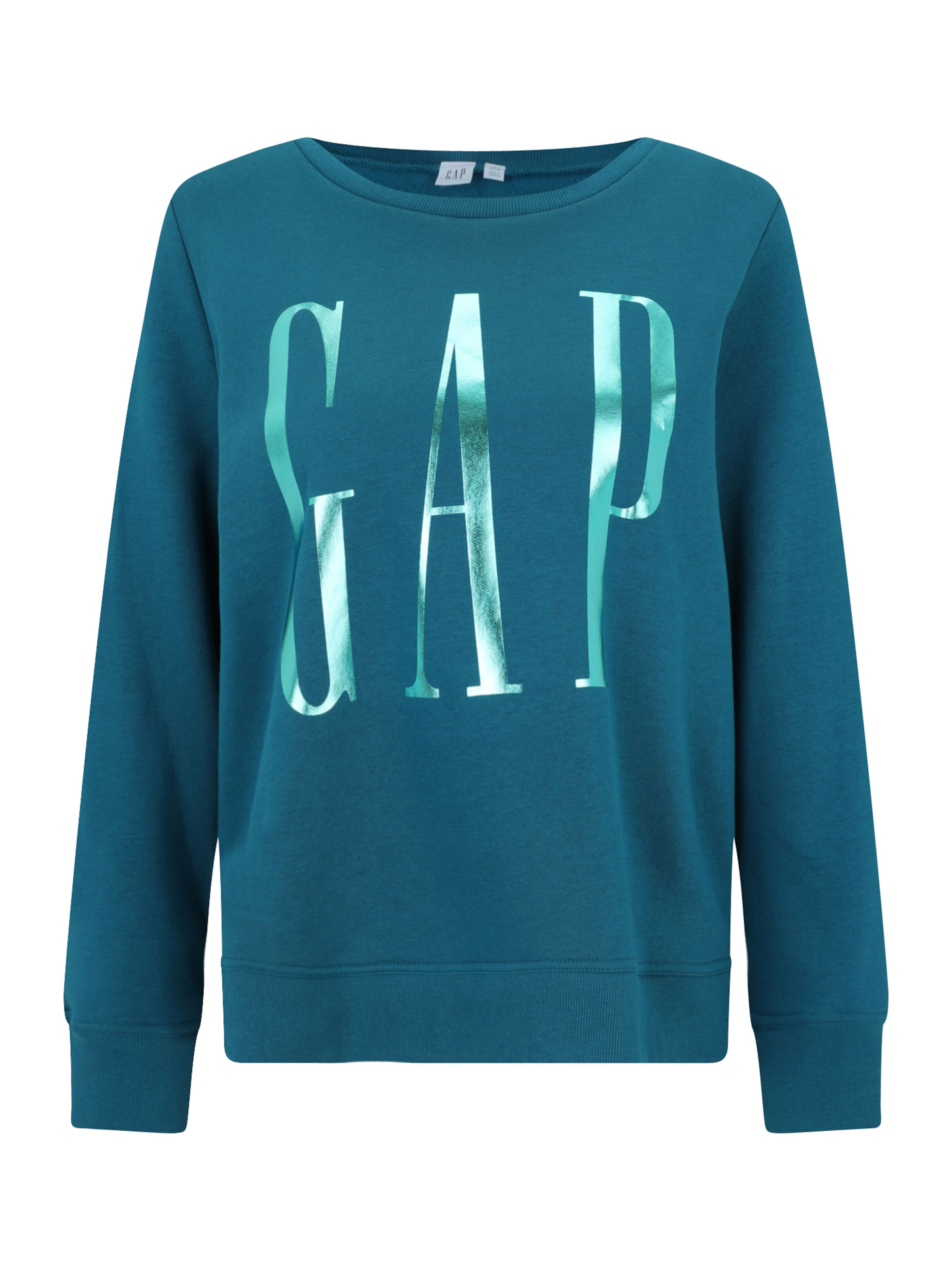 Gap PetiteSweater majica - zelena boja: prednji dio