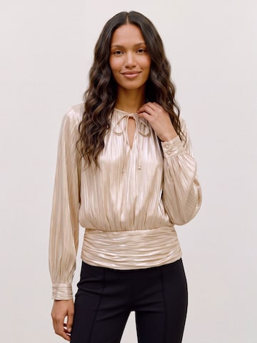 VERO MODA Bluse i beige: forside