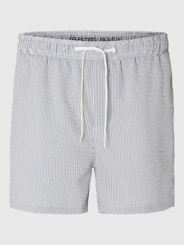 SELECTED HOMME Badeshorts i blå