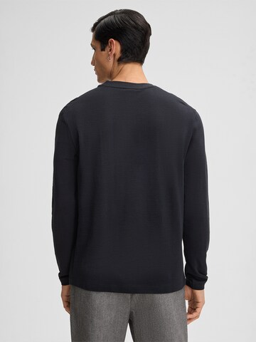STRELLSON Shirt 'Riko' in Zwart