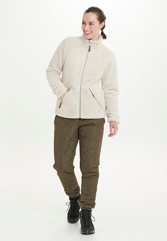 Weather Report Functionele fleece jas 'Lucille' in Bruin