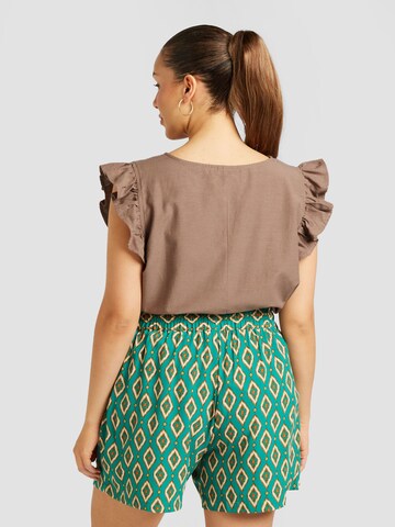 ONLY Carmakoma Blouse 'JUPITER' in Brown