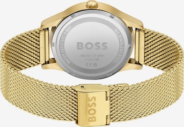 BOSS Black Analog Watch in Gold