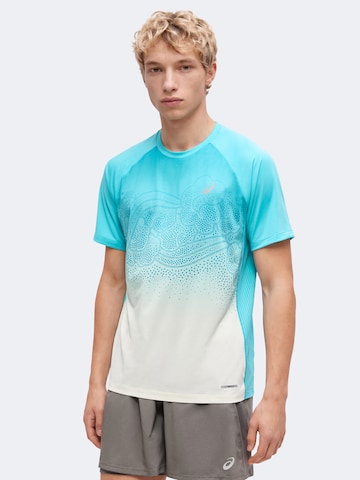 ASICS Funktionsshirt 'ROAD' in Blau: Vorderseite