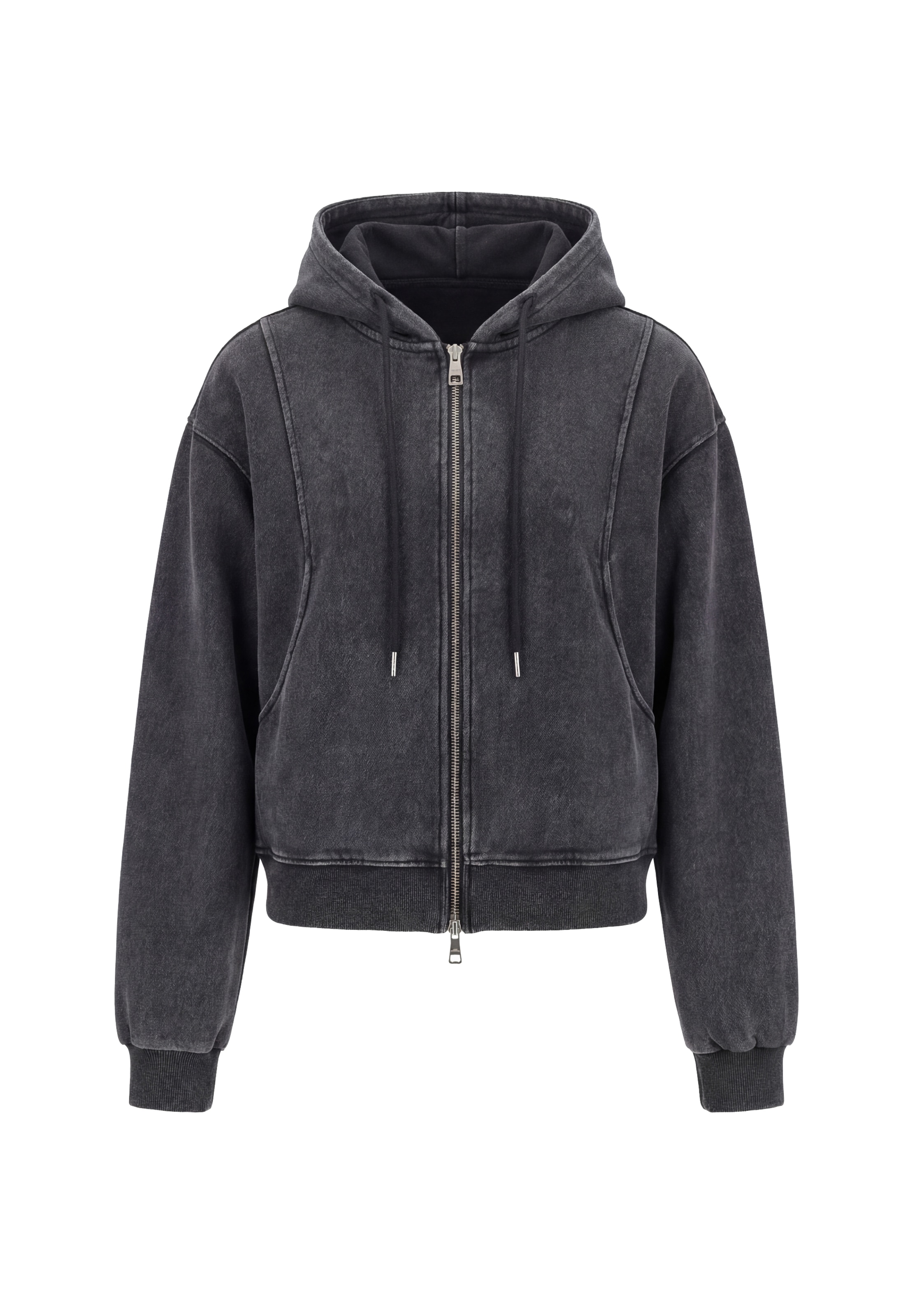 Veste de survêtement myMo ROCKS en gris : devant
