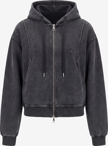 Veste de survêtement myMo ROCKS en gris : devant