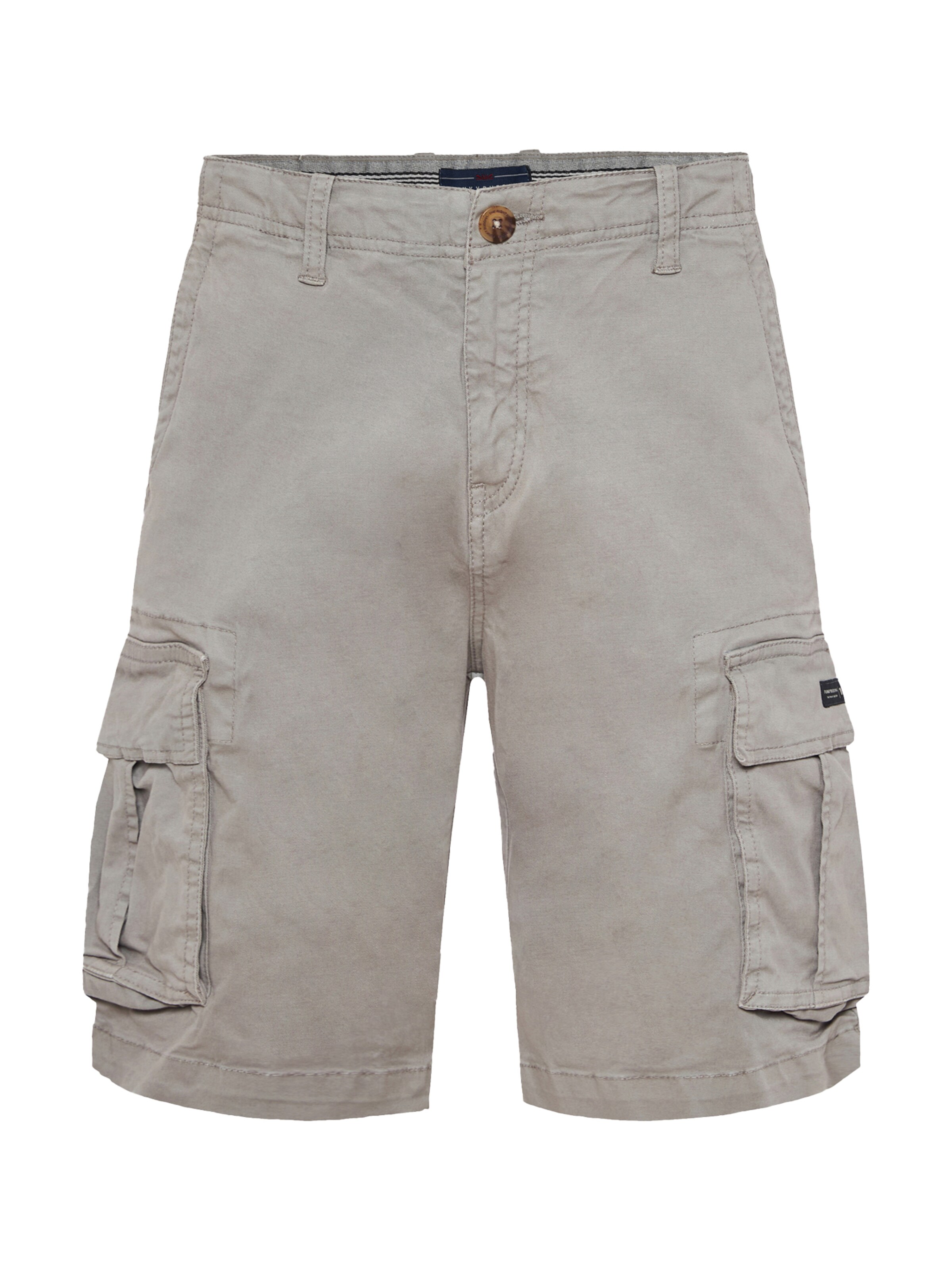 Funky Buddha regular Παντελόνι cargo σε γκρι: μπροστά