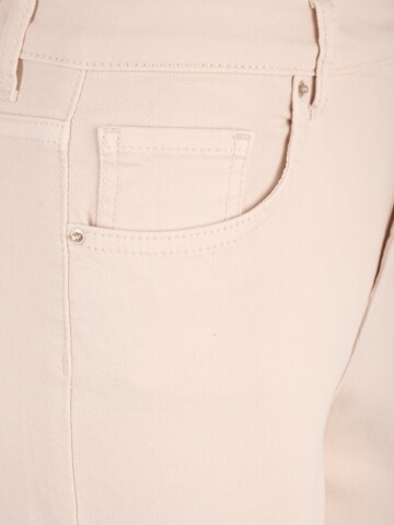 Pieces Petite Skinny Jeans 'LEAH' in Beige