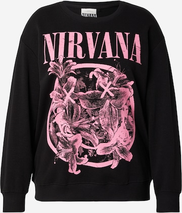 juoda ONLY Carmakoma Megztinis be užsegimo 'CARHAVEN': priekis