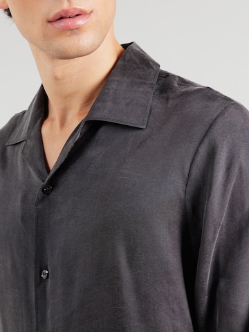 HUGO Comfort fit Overhemd 'Espinone' in Zwart