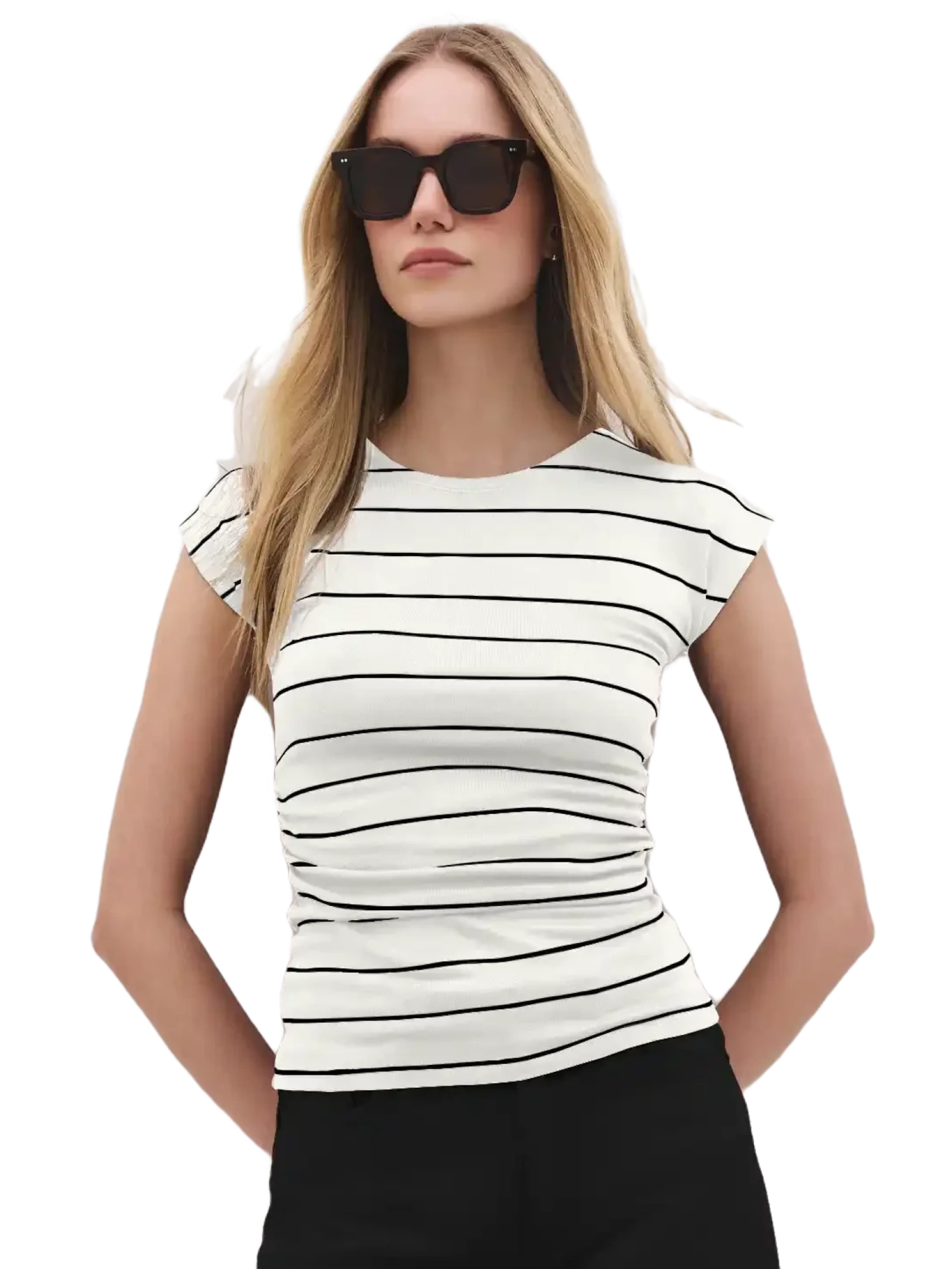 T-shirt No Matter What en blanc : devant