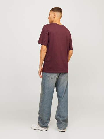 Maglietta 'JJJEANS' di JACK & JONES in rosso