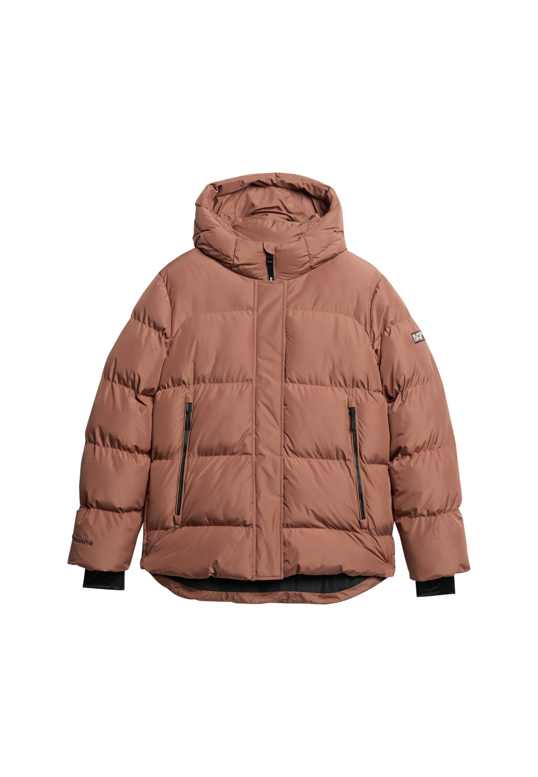 Superdry Winterjas in Bruin: voorkant