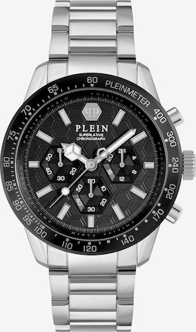 Montre à affichage analogique Philipp Plein en argent : devant