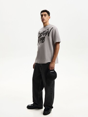 Bershka Shirt in Grey