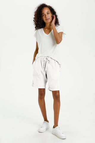 Loosefit Pantalon 'Naya' Kaffe en blanc