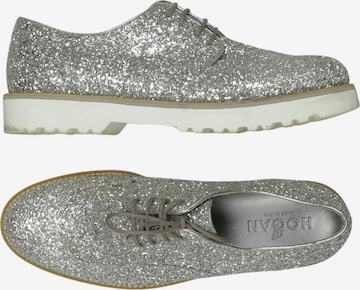 HOGAN Halbschuh 38,5 in Silber: Vorderseite