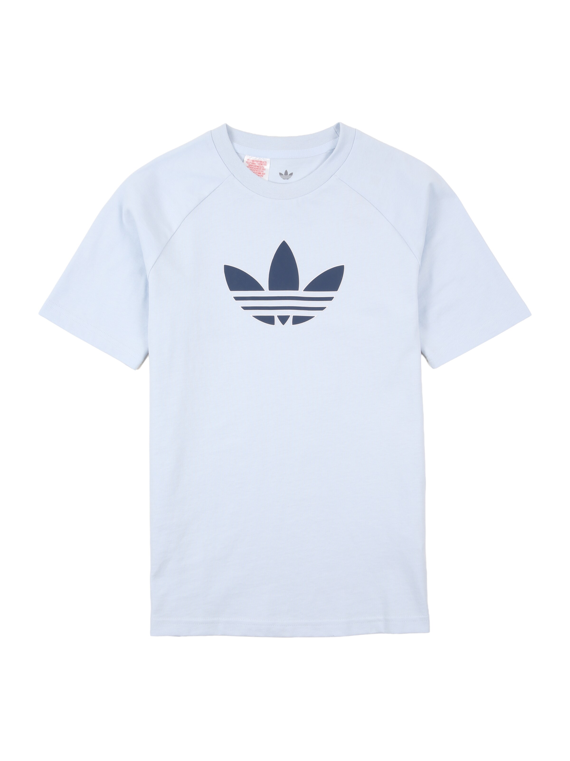 ADIDAS ORIGINALS T-Shirt in creme / navy, Produktansicht