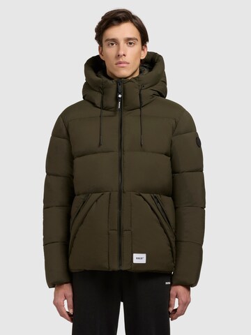 khujo Winter jacket ' BELA MATT ' in Green: front