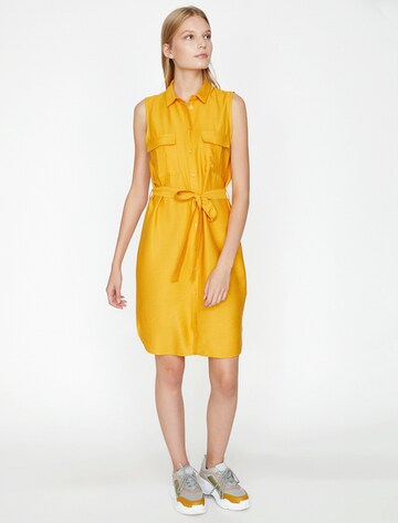 Koton Shirt dress in Yellow: front