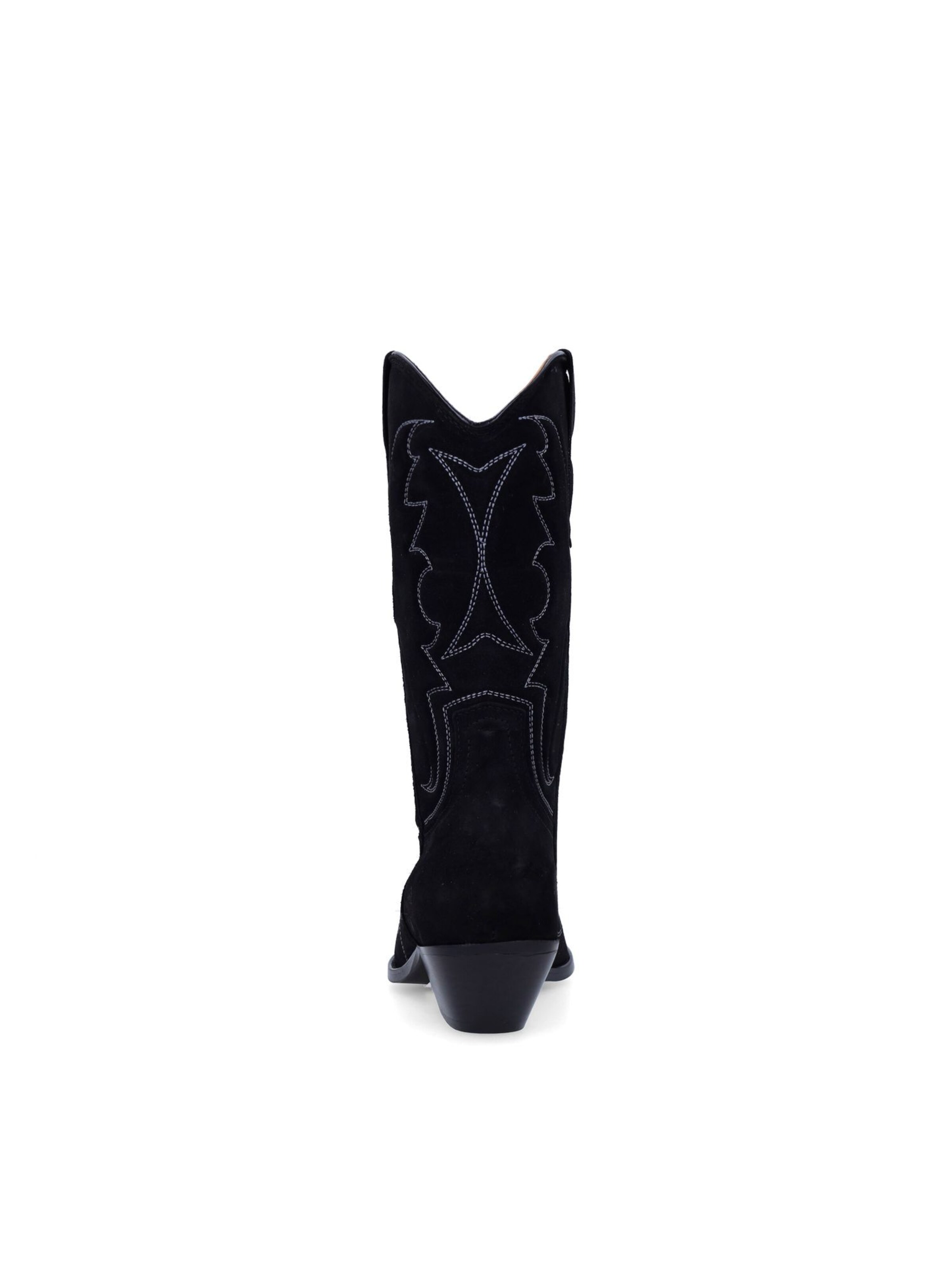 Bottes de cowboy SACHA en noir