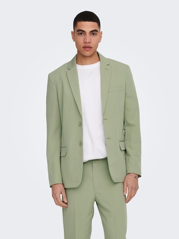 Only & Sons Regular fit Ανδρικό σακάκι σε πράσινο: μπροστά