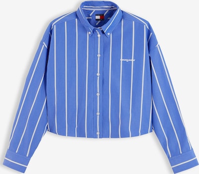 XS dydžio Palaidinė iš Tommy Jeans, spalva – sodri mėlyna („karališka“) / balta, Prekių apžvalga
