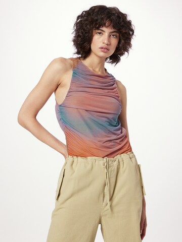 TOPSHOP Top in Mixed colors: front