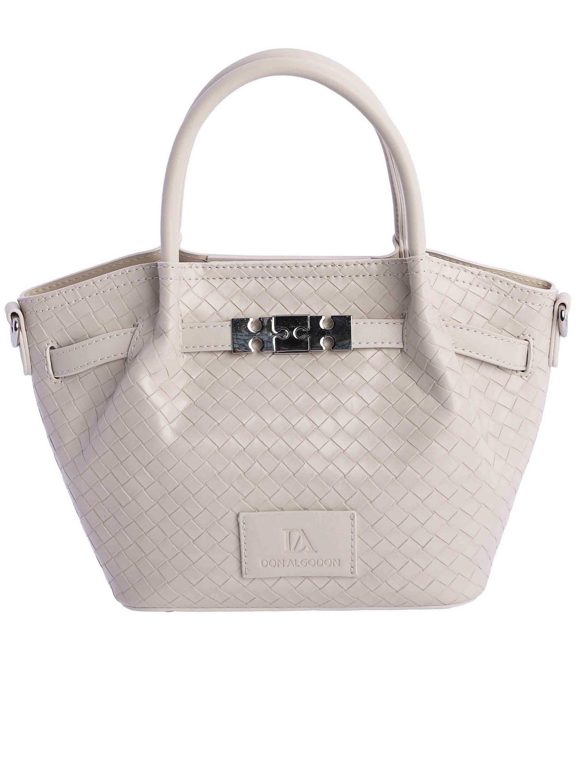 Don Algodon - Bolso de mano 'Salina' en blanco
