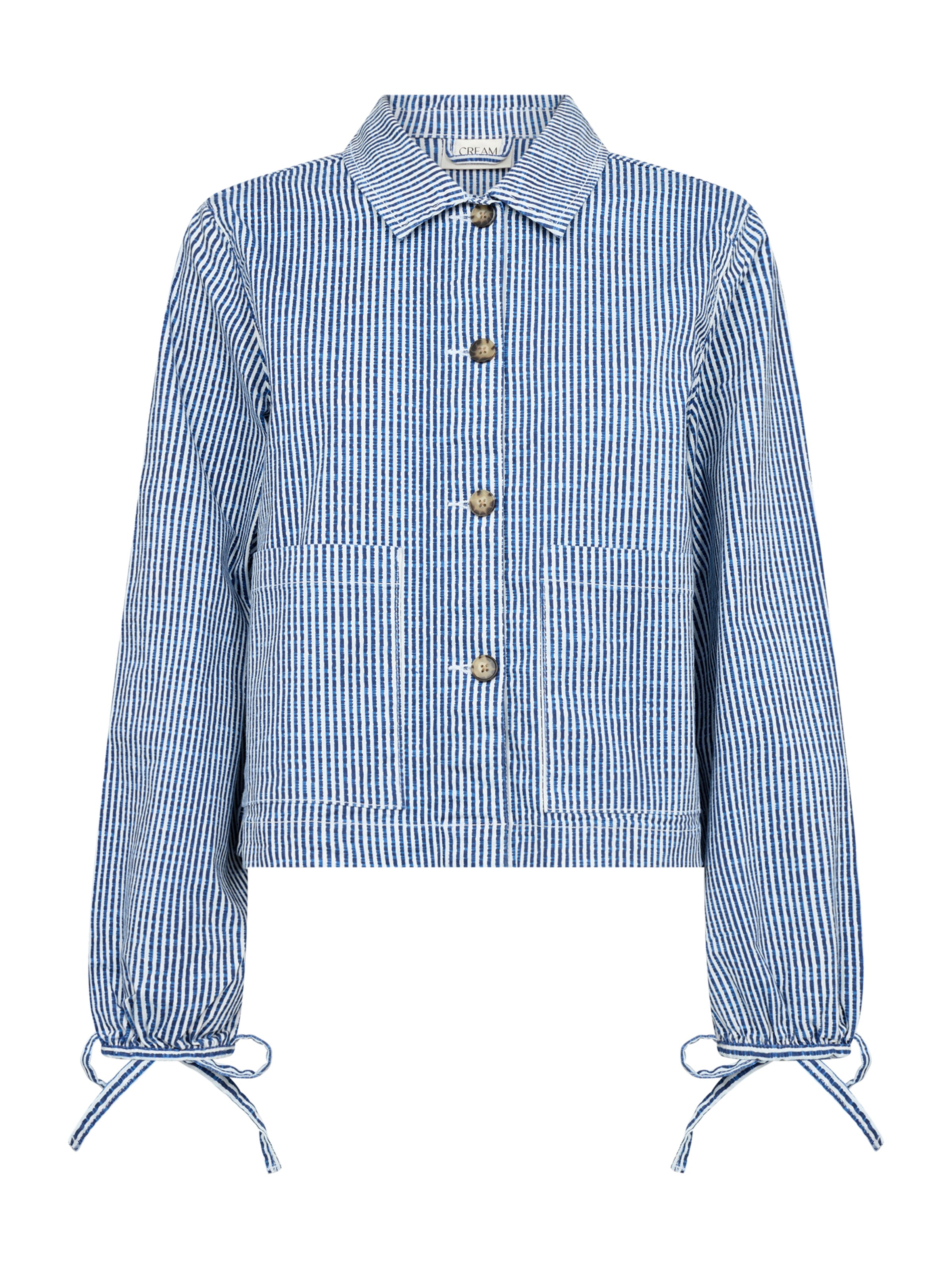 Cream Övergångsjacka 'CR Berta' i blå: framsida