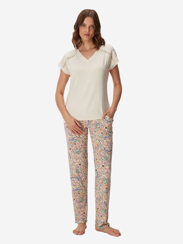 Goldenbay - Camiseta para dormir 'Paradise' en beige