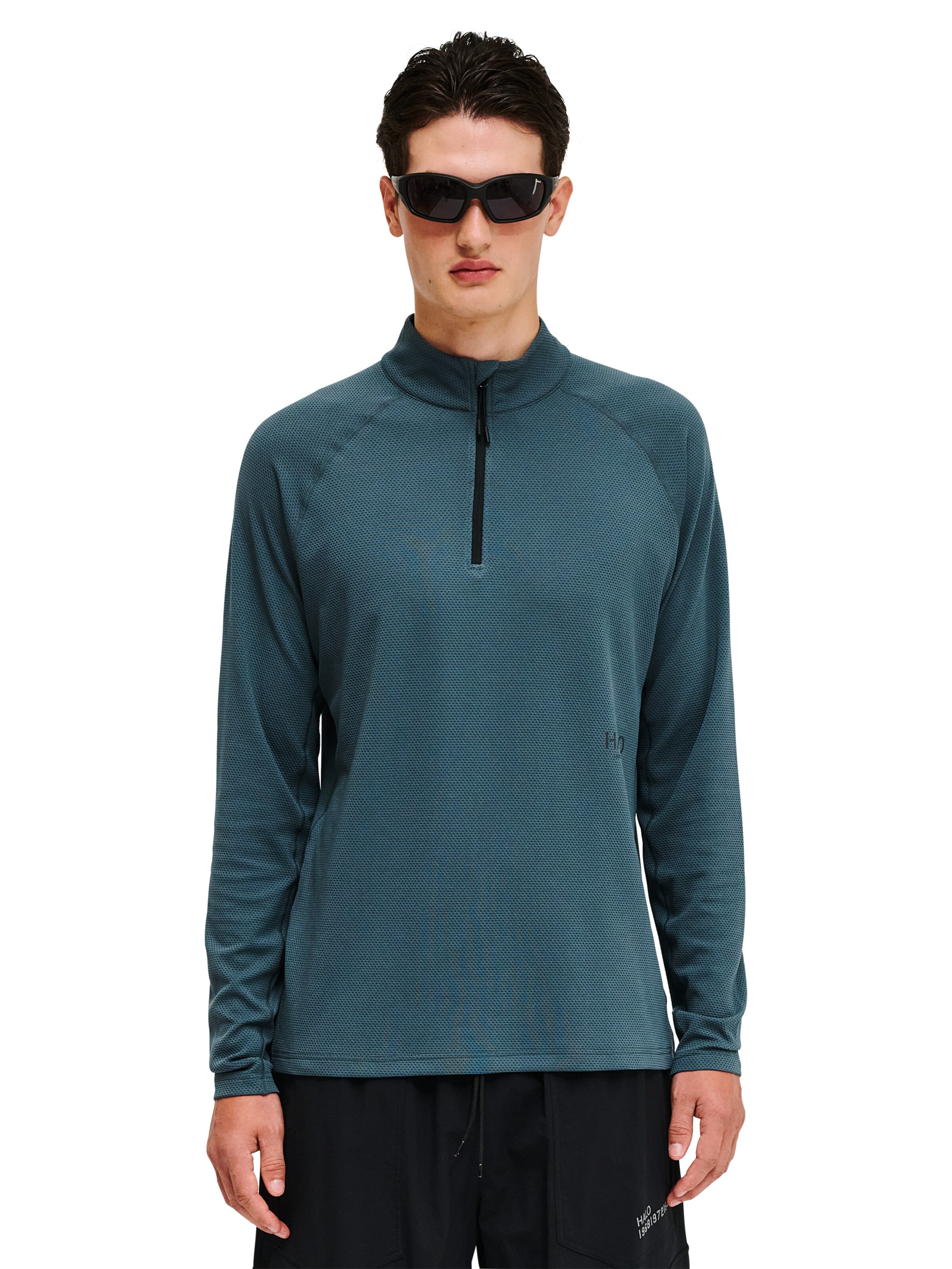 HALO Functioneel shirt in Blauw: voorkant