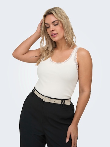 ONLY Carmakoma Top 'CARSARA SHARAI' in White