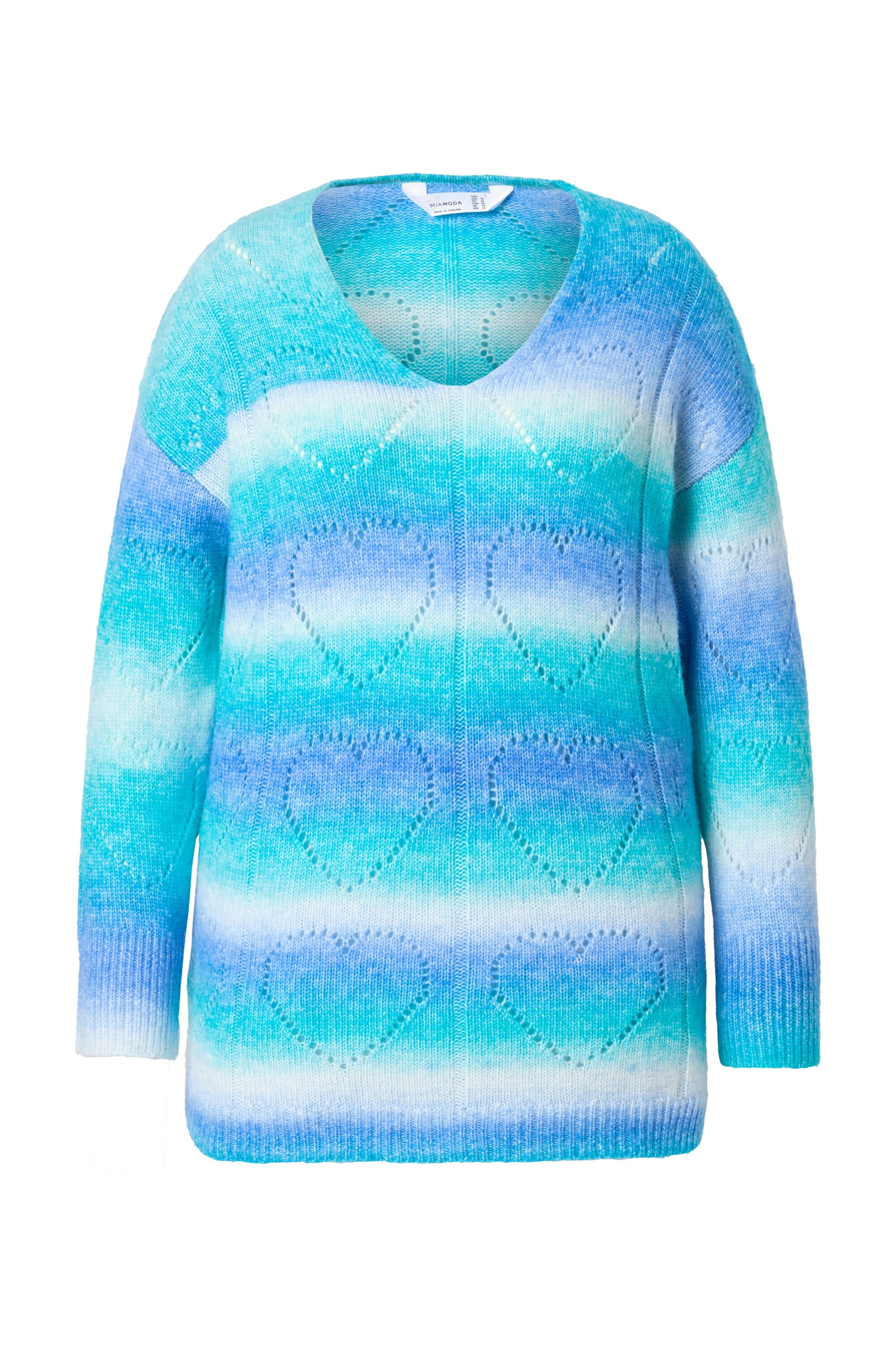 MIAMODA Trui in Blauw: voorkant