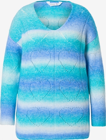 MIAMODA Sweater in Blue: front