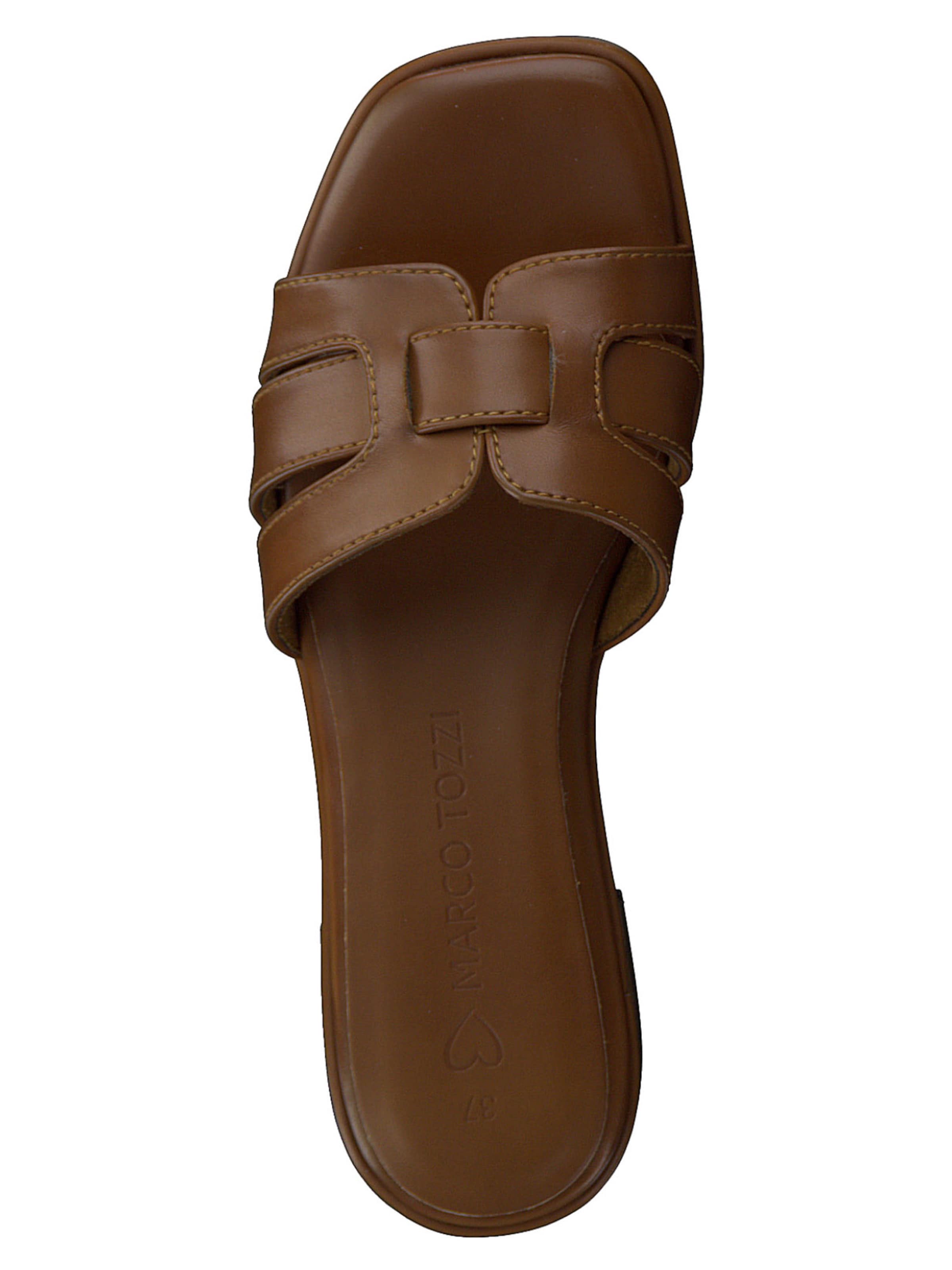 MARCO TOZZI Muiltjes 'Woms Slides' in Bruin