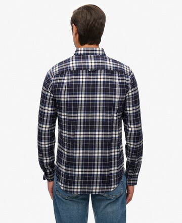 Fit confort Chemise Superdry en bleu