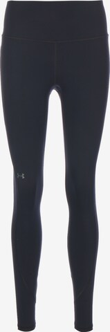 UNDER ARMOUR Skinny Sports trousers in Black: front