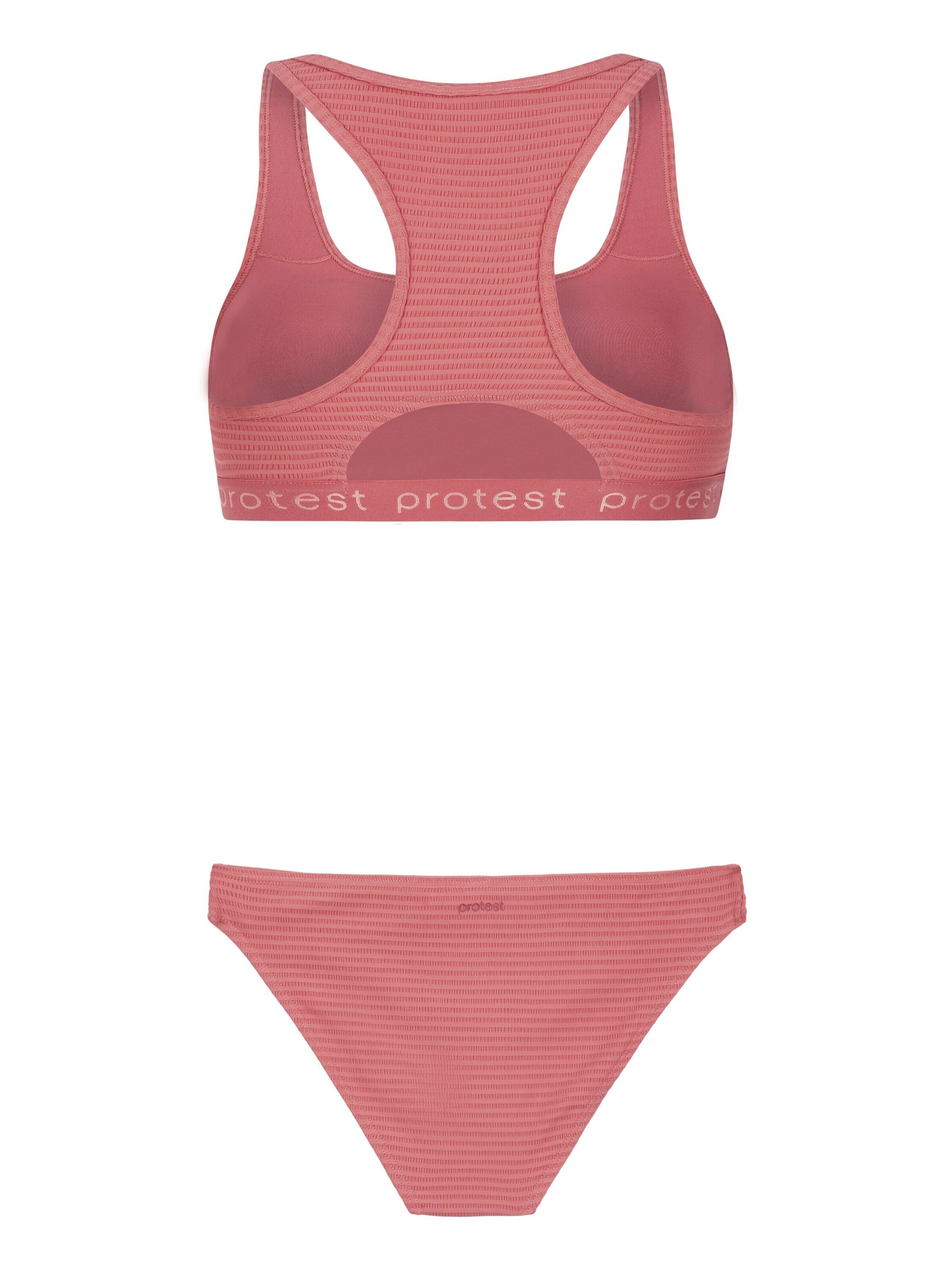 PROTEST Bustier Bikini 'PRTEAGER' in Roze
