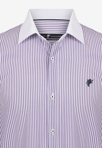 DENIM CULTURE Klasický střih Košile 'Keith' – fialová