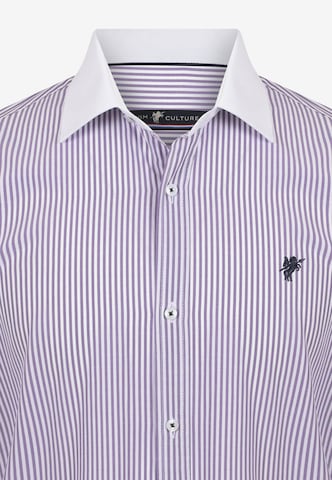 DENIM CULTURE - Regular Fit Camisa 'Keith' em roxo