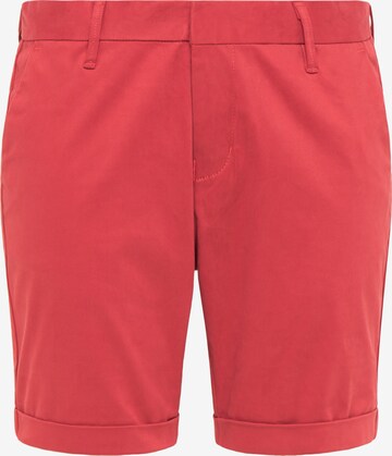 DreiMaster Maritim Slim fit Trousers in Red: front