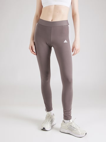 Skinny Pantaloni sport 'Essential' de la ADIDAS SPORTSWEAR pe gri: față