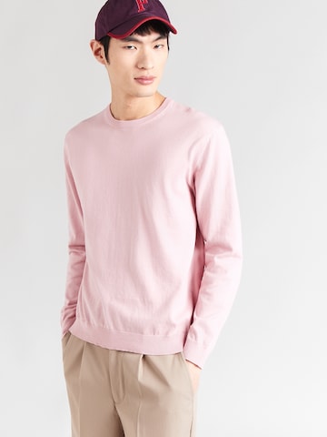 UNITED COLORS OF BENETTON Regularny krój Sweter w kolorze różowy: przód